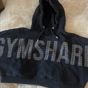 Gymshark Charcoal Hoodie with Logo